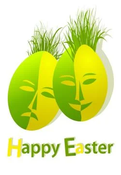 Easter eggs Stock Illustration