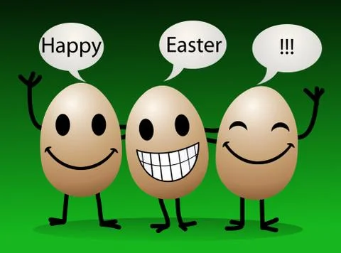 Easter eggs Stock Illustration