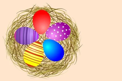 Easter eggs Stock Illustration