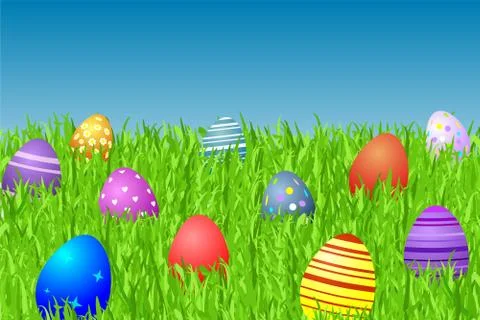 Easter eggs Stock Illustration