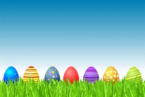 Easter eggs Stock Illustration