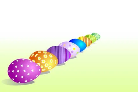 Easter eggs Stock Illustration