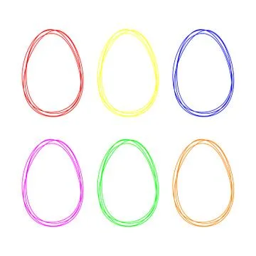 Easter eggs. Stock Illustration