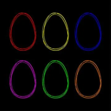 Easter eggs. Stock Illustration