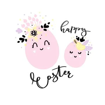 Easter eggs Stock Illustration