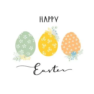 Easter eggs Stock Illustration