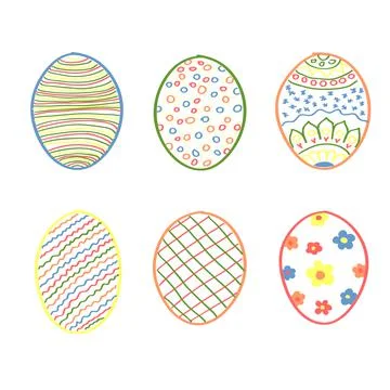 Easter Eggs Stock Illustration