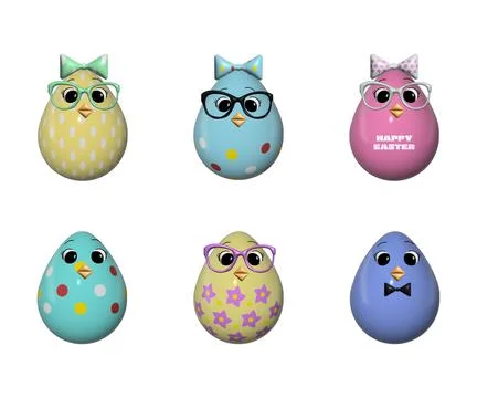 Easter eggs Illustrazione stock