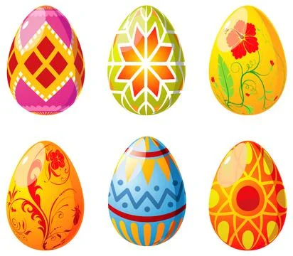 Easter eggs Stock Illustration