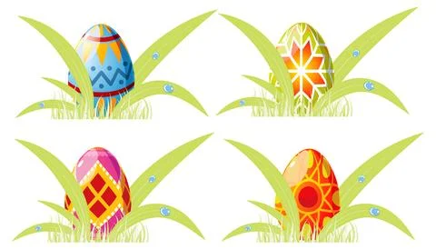 Easter eggs Stock Illustration