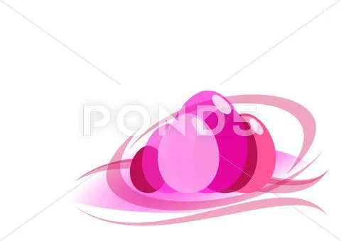 Easter eggs illustration Stock Illustration