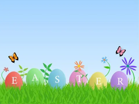 Easter Eggs, Illustration Stock-Illustration