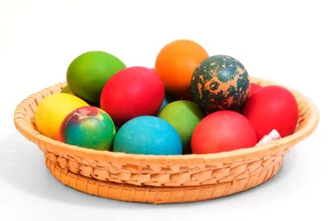 Easter eggs isolated Foto stock