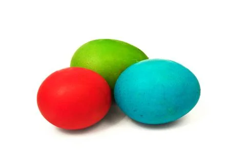 Easter eggs isolated Foto stock