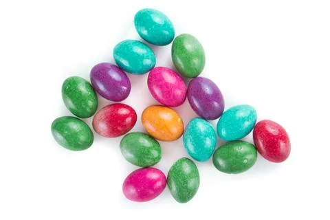 Easter eggs isolated Stock Photos