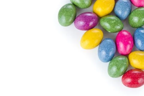 Easter eggs isolated Stock Photos