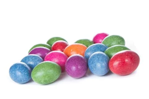 Easter eggs isolated Stock Photos