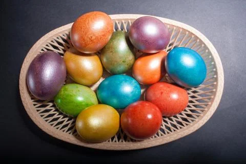 Easter eggs isolated Foto stock