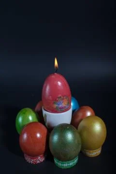 Easter eggs isolated Foto stock