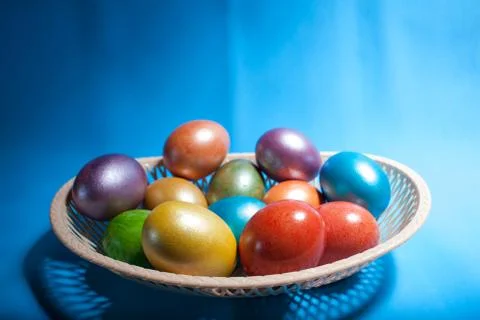 Easter eggs isolated Stock Photos