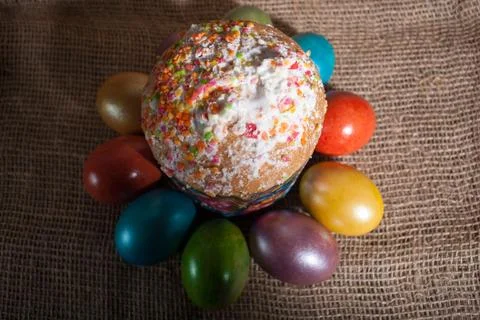 Easter eggs isolated Stock Photos