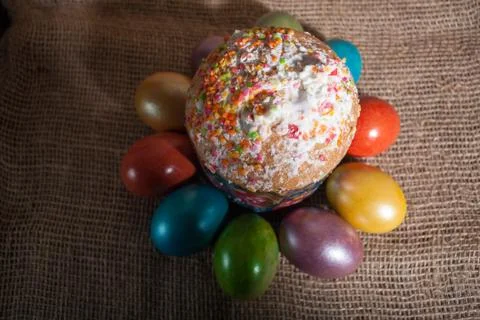 Easter eggs isolated Stock Photos