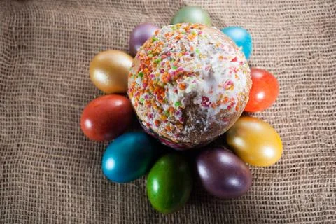 Easter eggs isolated Stock Photos