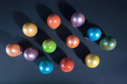 Easter eggs isolated Stock Photos