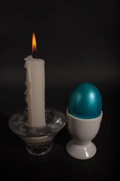 Easter eggs isolated Stock Photos