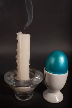 Easter eggs isolated Stock Photos