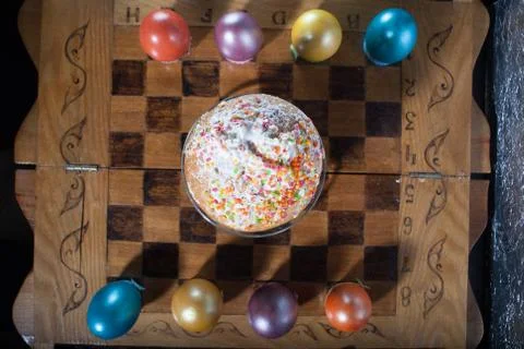 Easter eggs isolated Stock Photos