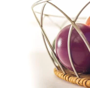 Easter eggs isolated Stock Photos