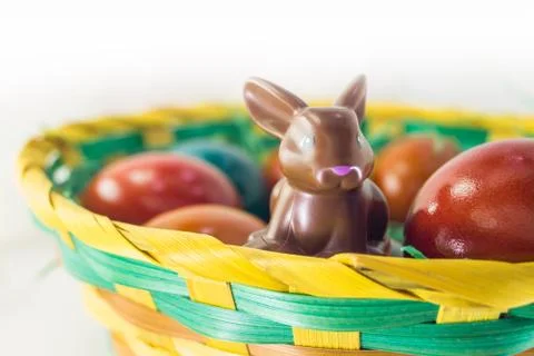 Easter eggs isolated Foto stock