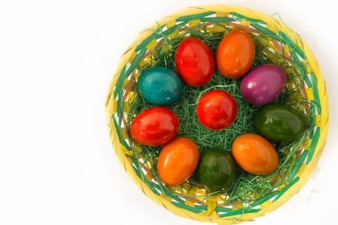 Easter eggs isolated Foto stock