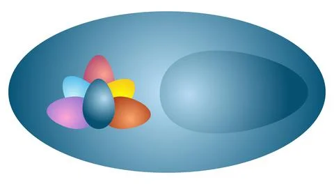 Easter eggs. Isolated vector illustration Stock Illustration