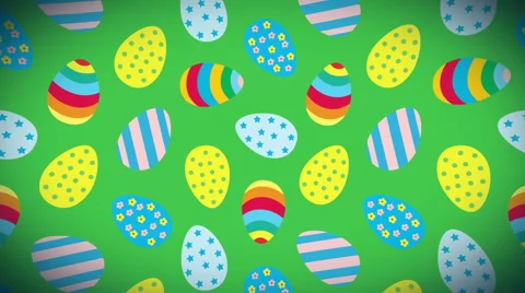 Easter eggs loop animation Video stock 47608603