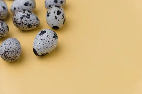 Easter eggs minimal concept. egg background concept Stock Photos