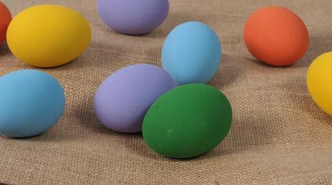 Easter eggs or color egg. Multi-colorful of easter eggs Stock Photos