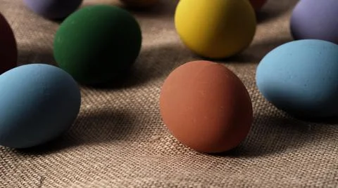 Easter eggs or color egg. Multi-colorful of easter eggs Stock Photos
