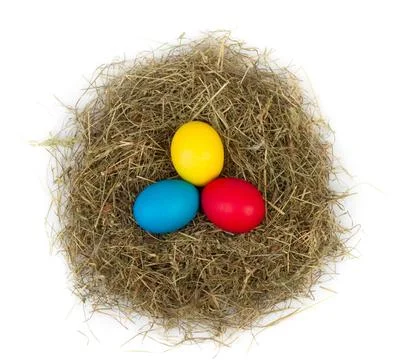 Easter eggs Painted Easter eggs on a white background Copyright: xZoonar.c... Stock Photos