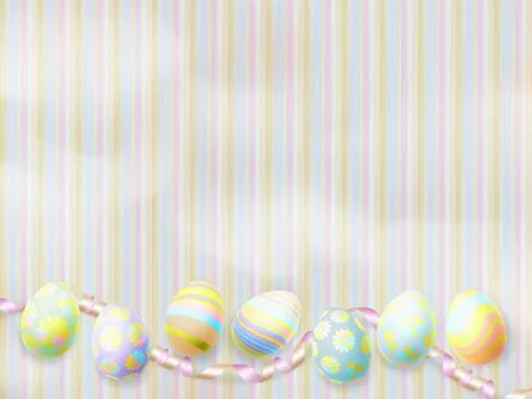 Easter eggs on paper background. EPS 10 스톡 일러스트