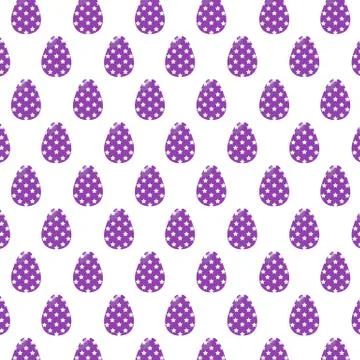 Easter eggs pattern Stockillustratie