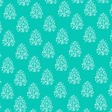 Easter eggs pattern Stock Illustration