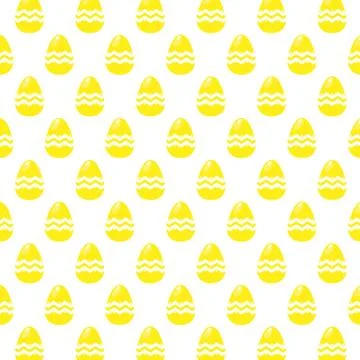 Easter eggs pattern Stock Illustration