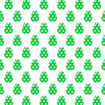 Easter eggs pattern Stock Illustration