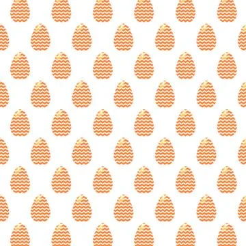 Easter eggs pattern Stock Illustration