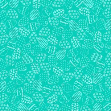 Easter eggs pattern Stock Illustration