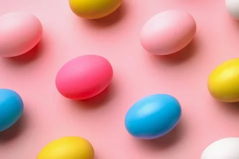 Easter eggs pattern 写真素材