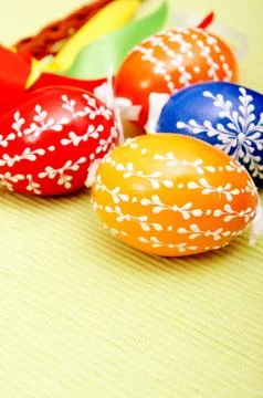 Easter eggs Stock Photos