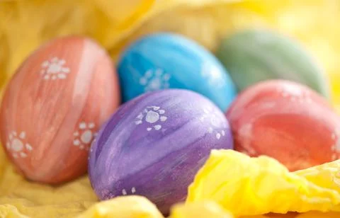 Easter eggs Stock Photos